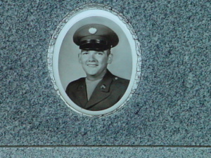 Photograph from tombstone of Stanley Toler